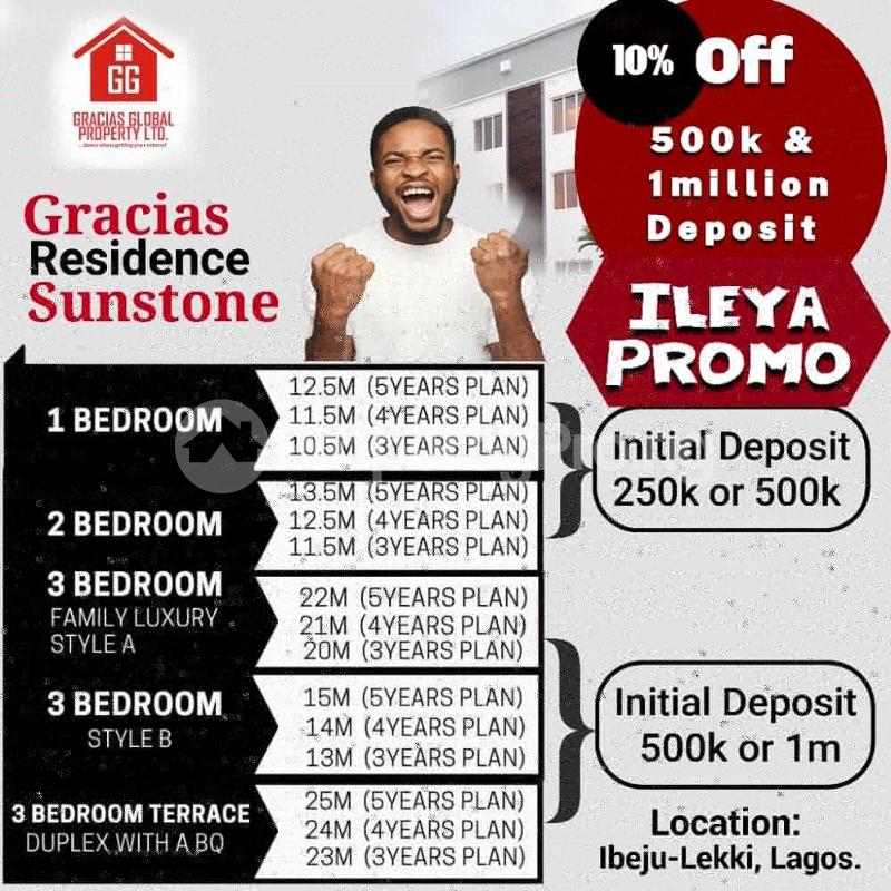 2 bedroom House for sale Gracias Residence Sunstone Free Trade Zone Ibeju-Lekki Lagos