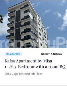 3 bedroom Flat / Apartment for sale Saka Jojo Victoria Island Lagos