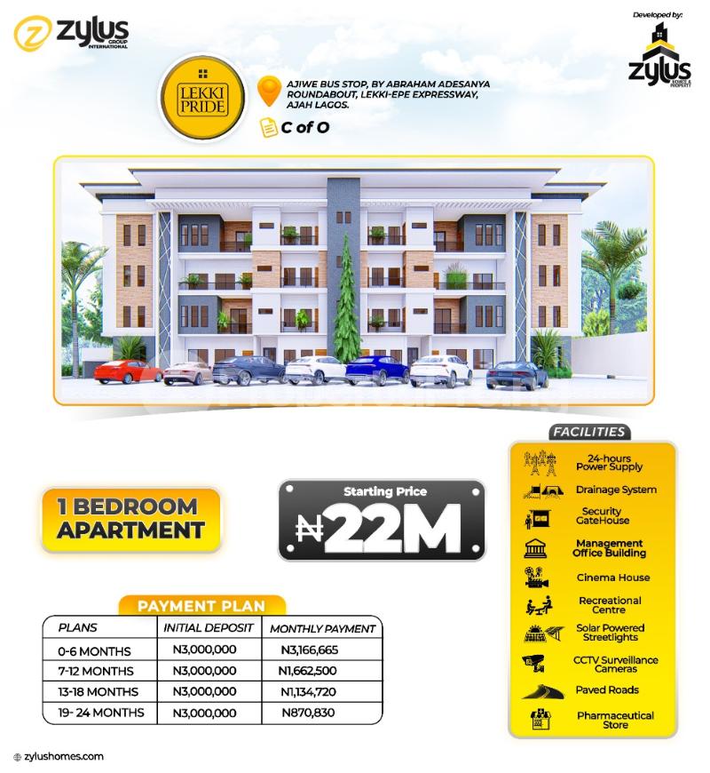 1 bedroom Flat / Apartment for sale Abraham adesanya estate Ajah Lagos