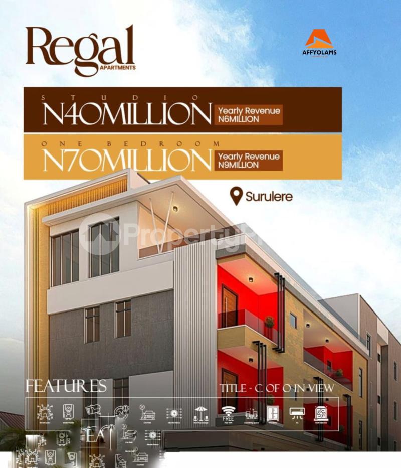 1 bedroom Flat / Apartment for sale Surulere Lagos