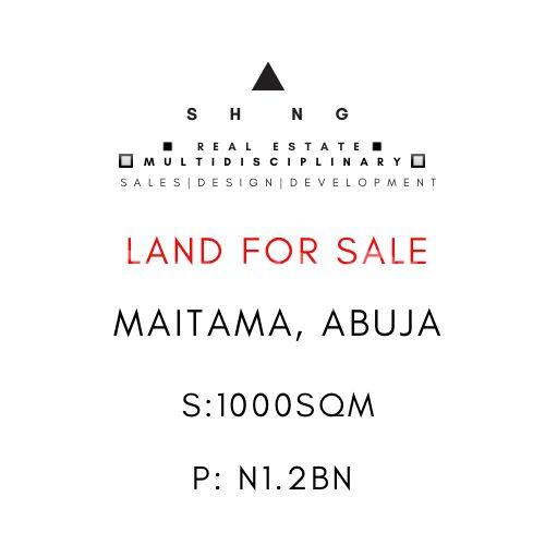 Land for sale Maitama Abuja