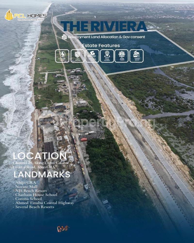 10 bedroom Land for sale Abijo Gra Extension Channel 28 Channel 28 Calabar Coastal Road Abijo Abijo Ajah Lagos