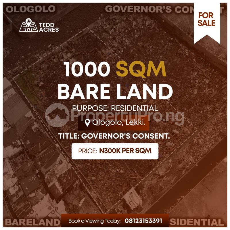 Land for sale Ologolo Lekki Lagos