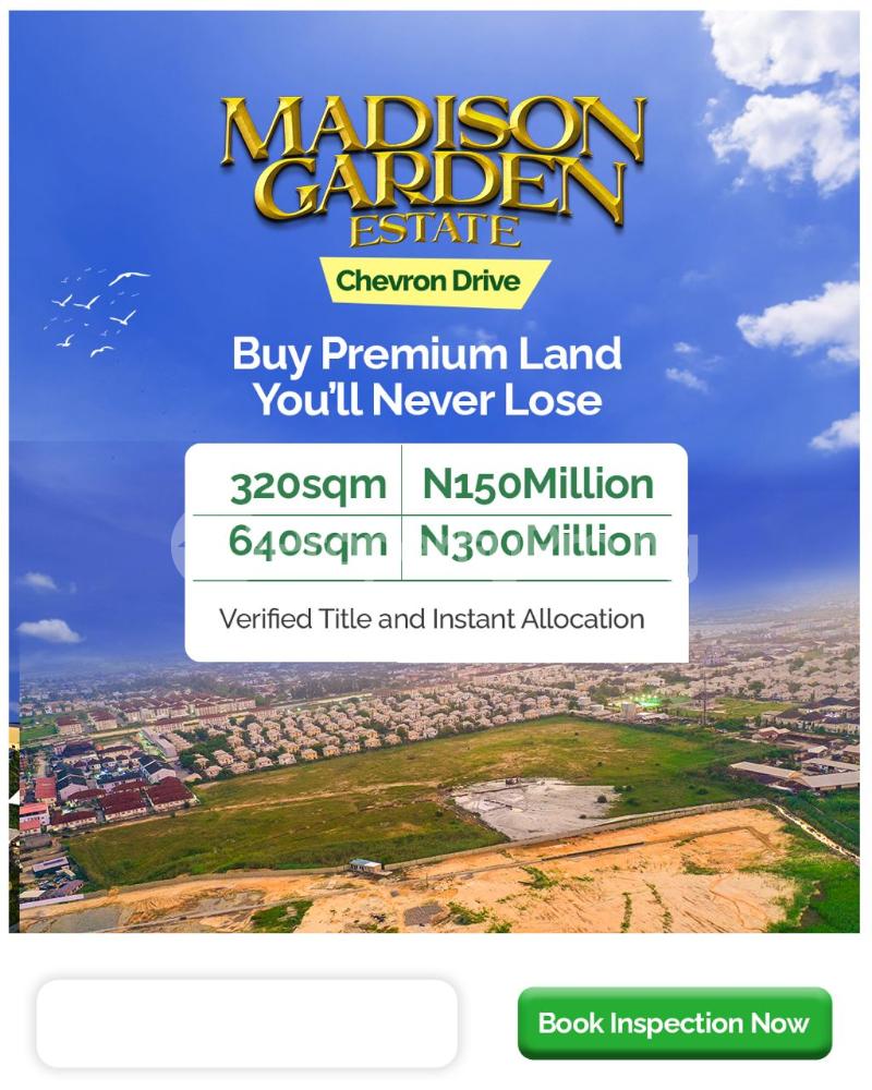 Land for sale chevron Lekki Lagos
