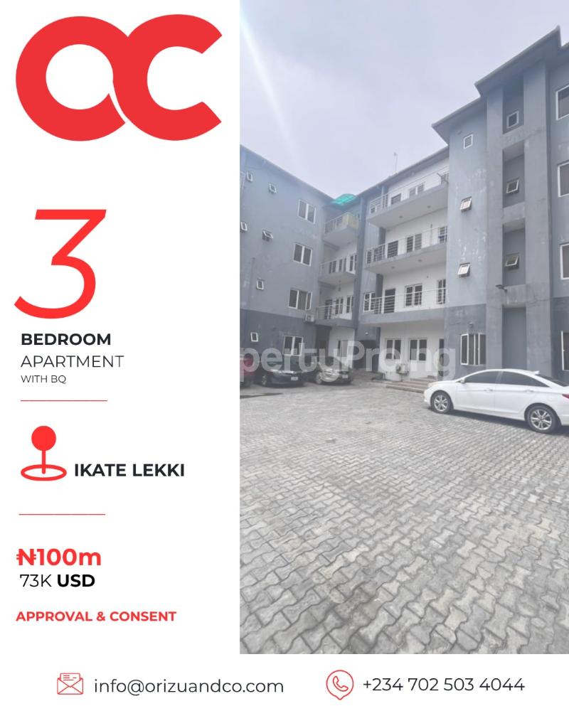 3 bedroom Flat / Apartment for sale Lekki Lagos