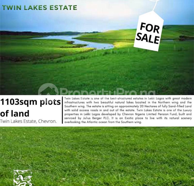 Land for sale Twin Lake Estate chevron Lekki Lagos