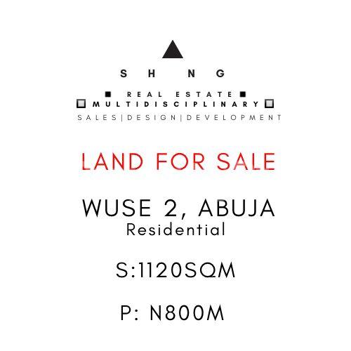Land for sale Wuse 2 Abuja