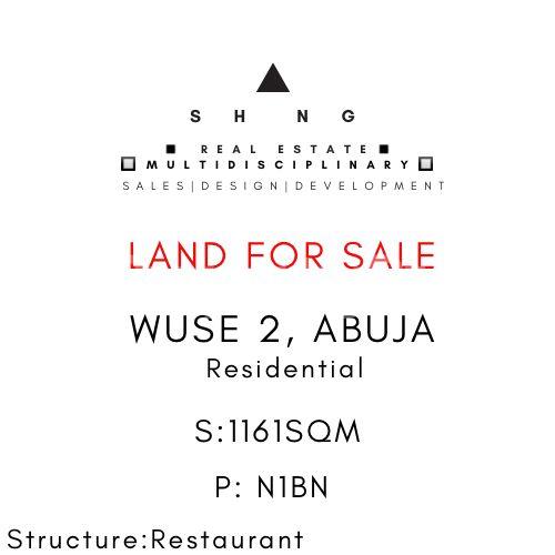 Land for sale Wuse 2 Abuja