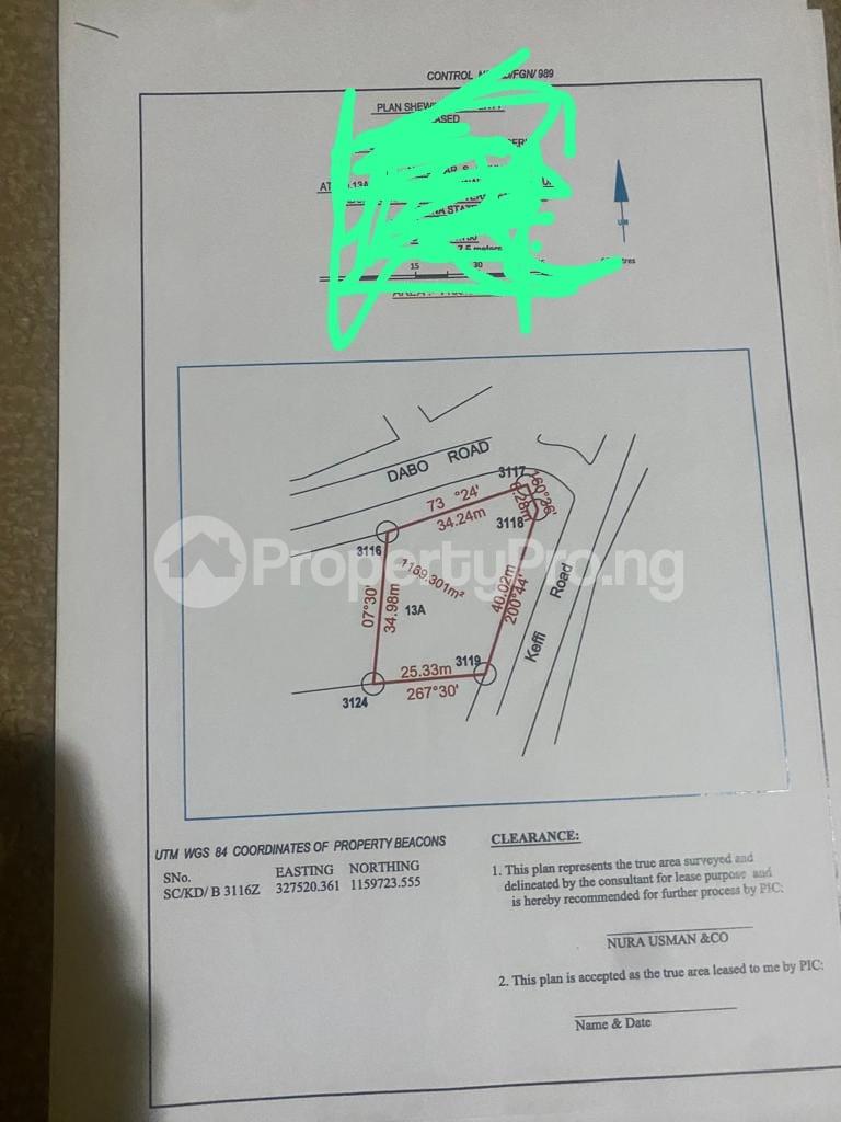 Land for sale Keffi Road Barnawa, Close To Danbo Int'l School Kaduna South Kaduna