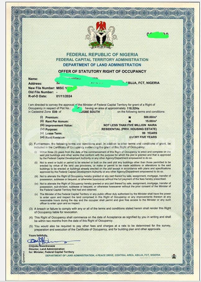 Land for sale Lugbe South Airport Road Lugbe Abuja