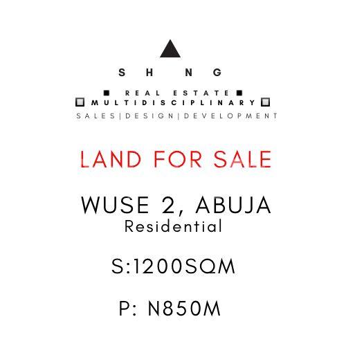 Land for sale Wuse 2 Abuja