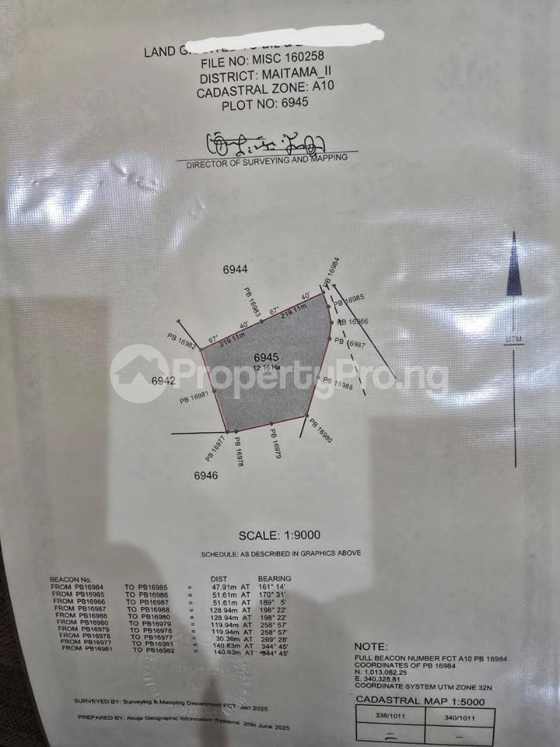 Land for sale Maitama 2 Maitama Abuja - 0