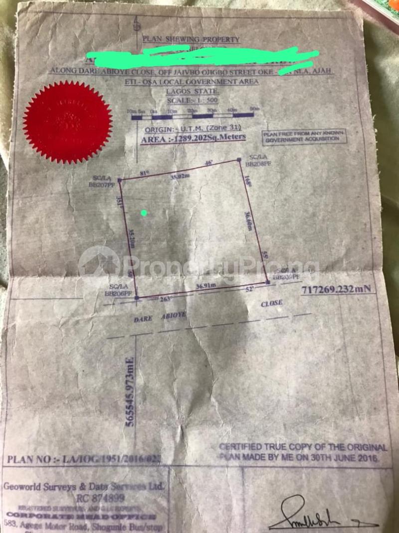 Land for sale Okirenla Ajah Lagos - 0