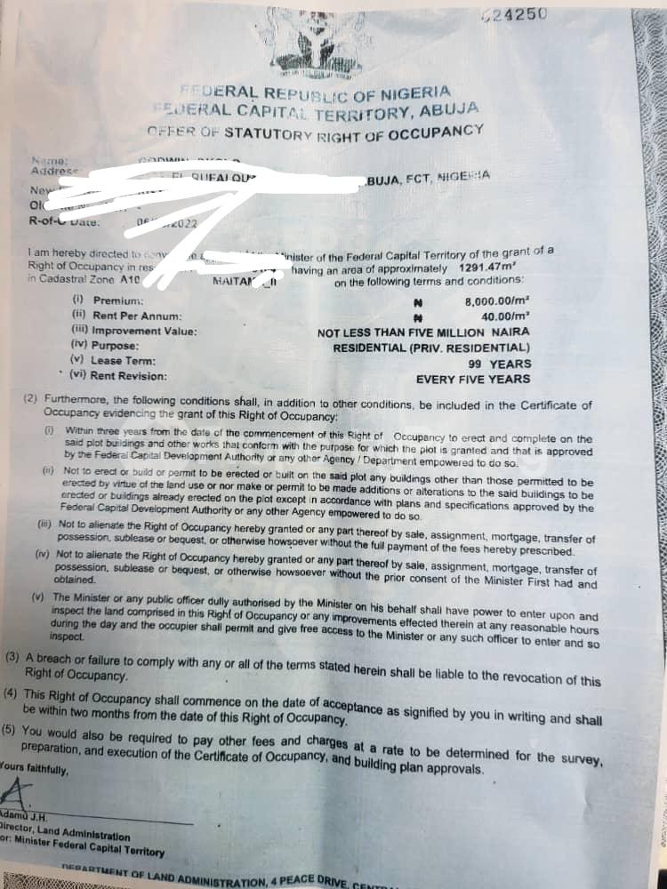 Land for sale Maitama Abuja - 0