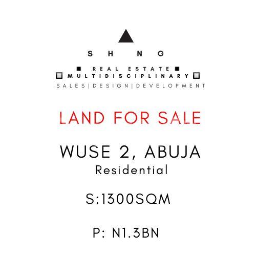 Land for sale Wuse 2 Abuja