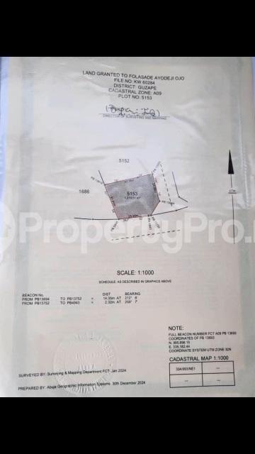 Land for sale Guzape Main Guzape Abuja