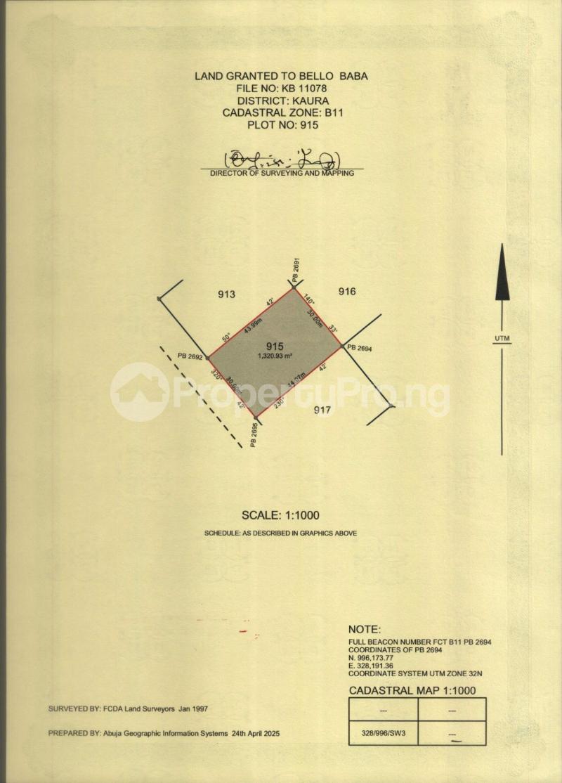 Land for sale Kaura By Brains And Hammers Kaura (Games Village) Abuja