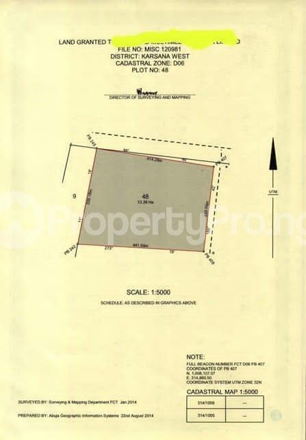 Land for sale Karsana West Karsana Abuja