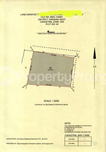 Land for sale Karsana West Karsana Abuja