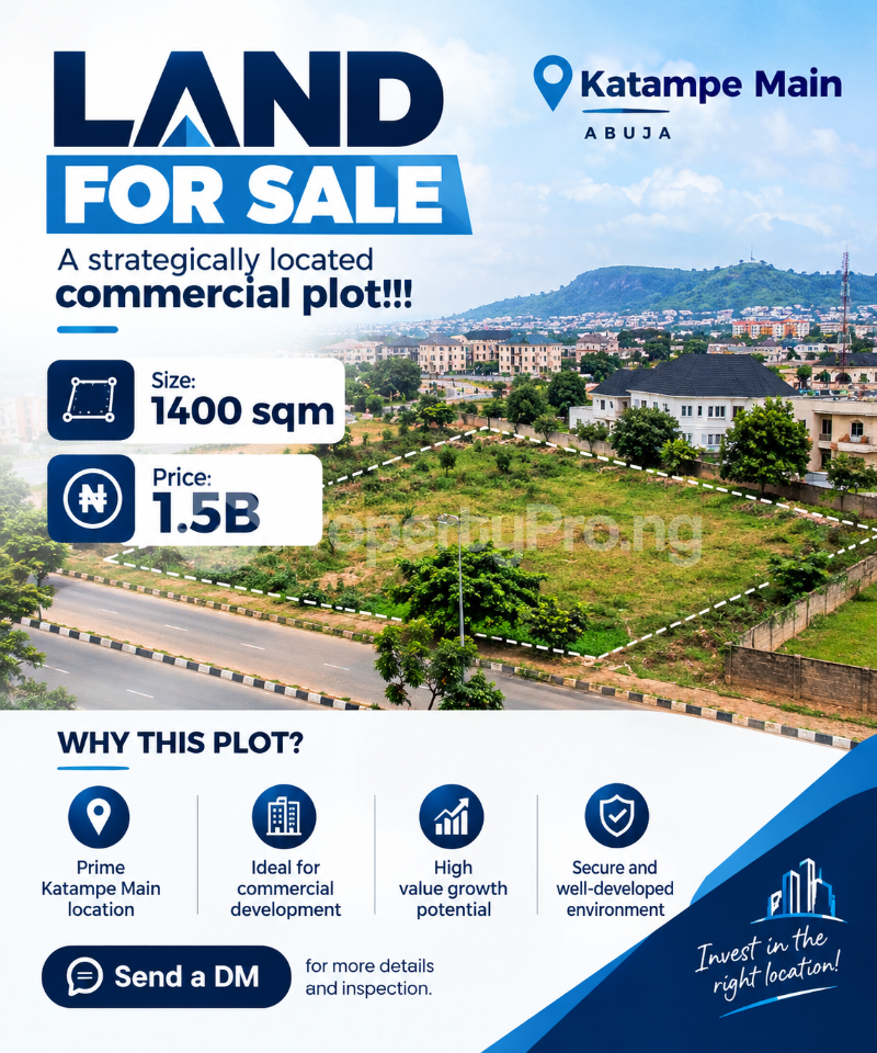 Land for sale Katampe Main Abuja - 0
