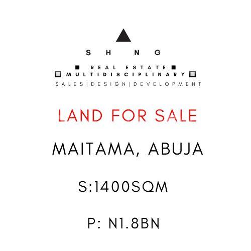 Land for sale Maitama Abuja
