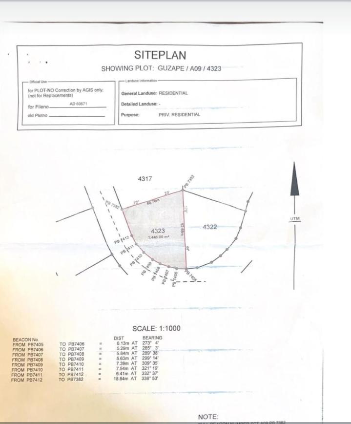 Land for sale Guzape Abuja