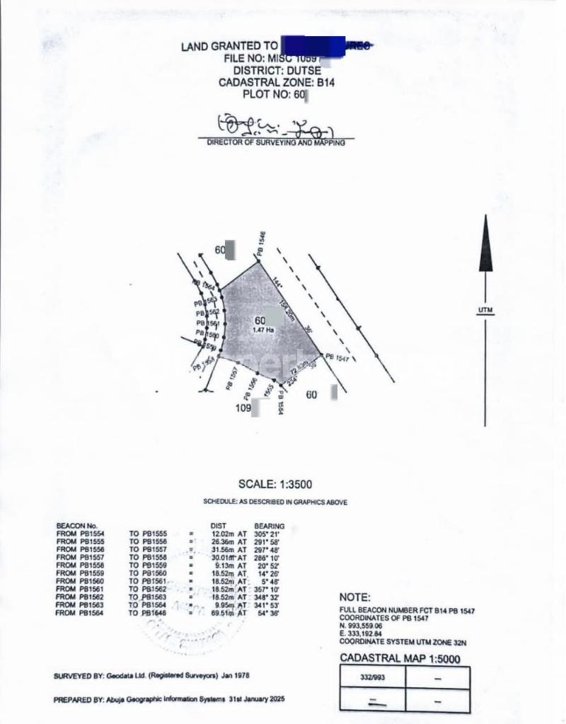 Land for sale After Cedarcrest Hospital Apo Dutse Abuja