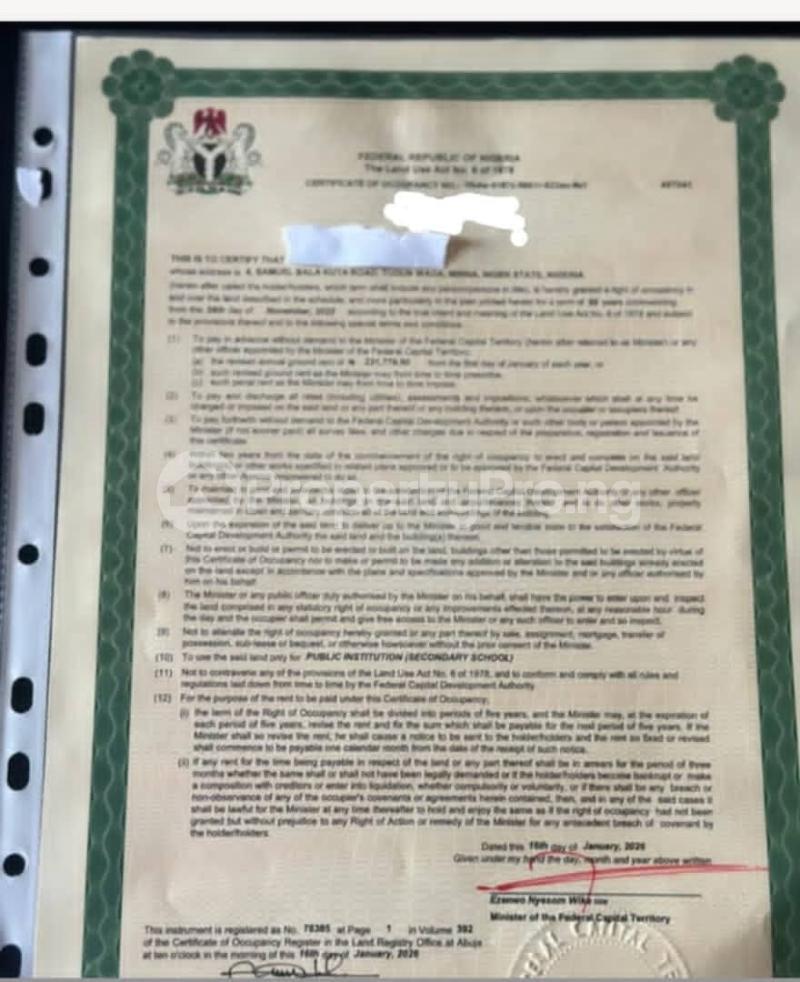 Land for sale Close To Sunnyvale Duboyi Abuja