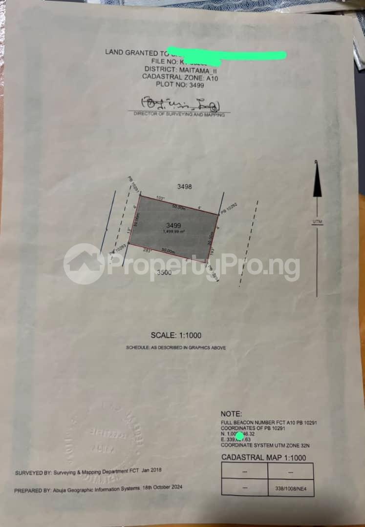 Land for sale Maitama 2 Maitama Abuja