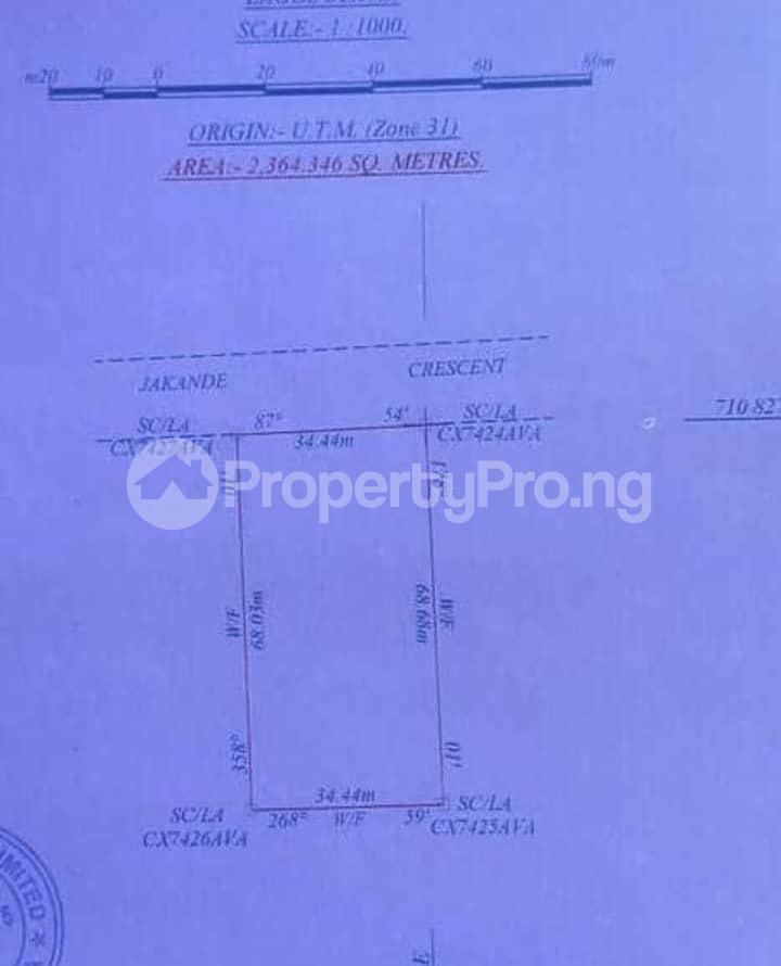 Land for sale Osborne Phase 2 Osborne Foreshore Estate Ikoyi Lagos - 0