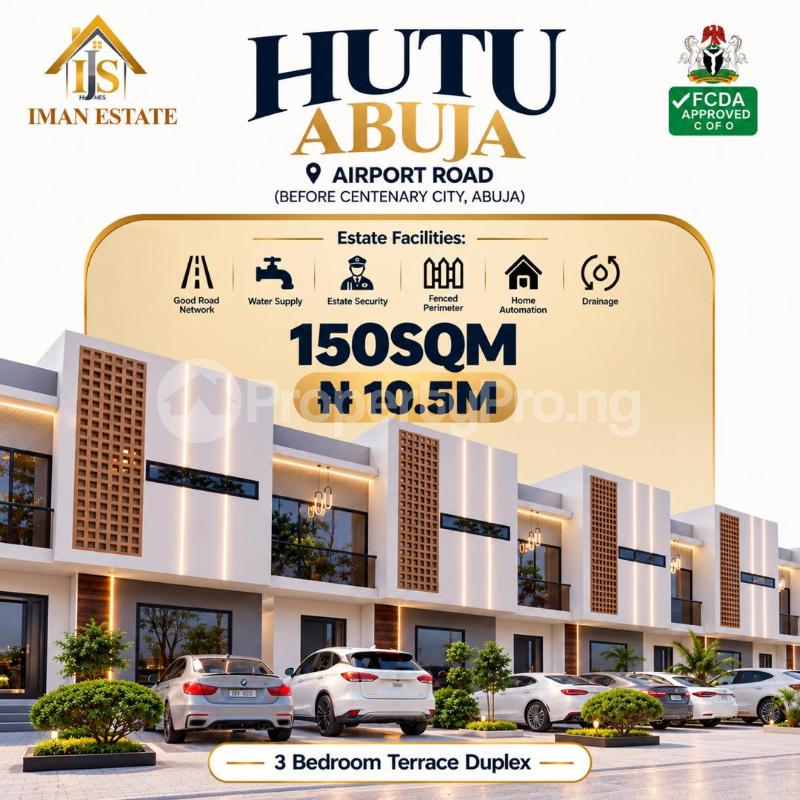 Land for sale Hutu Abuja, Beside Hutu Exclusive Lugbe Abuja - 0
