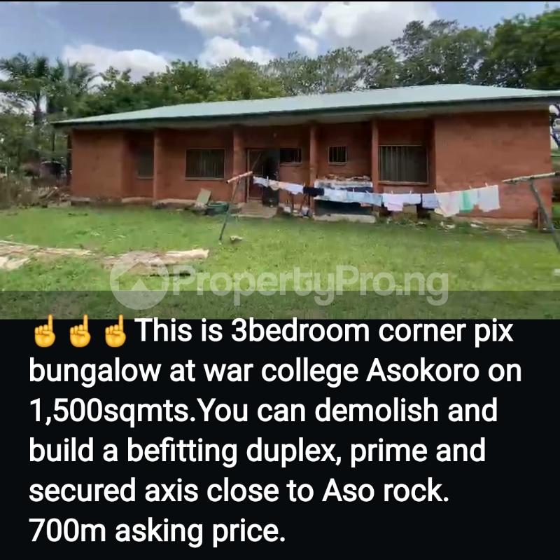 Land for sale War College Asokoro Abuja