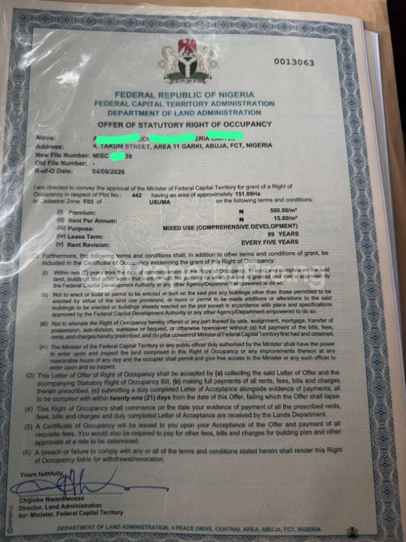 Land for sale Usuma Katampe Extension Katampe Extension Katampe Abuja