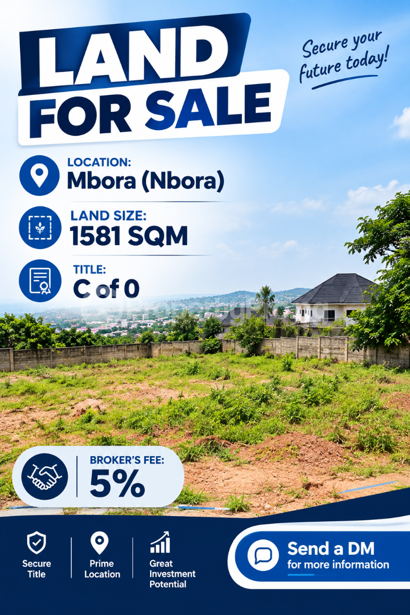 Land for sale Mbora (Nbora) Abuja