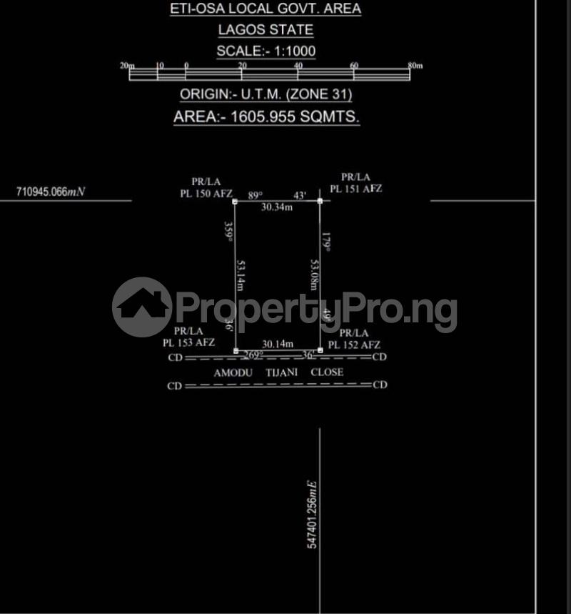 Land for sale Amodu Tijani Close Victoria Island Lagos - 0
