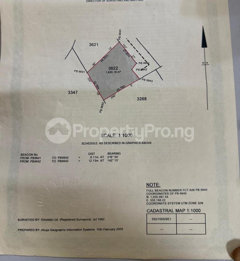 Land for sale Maitama Abuja