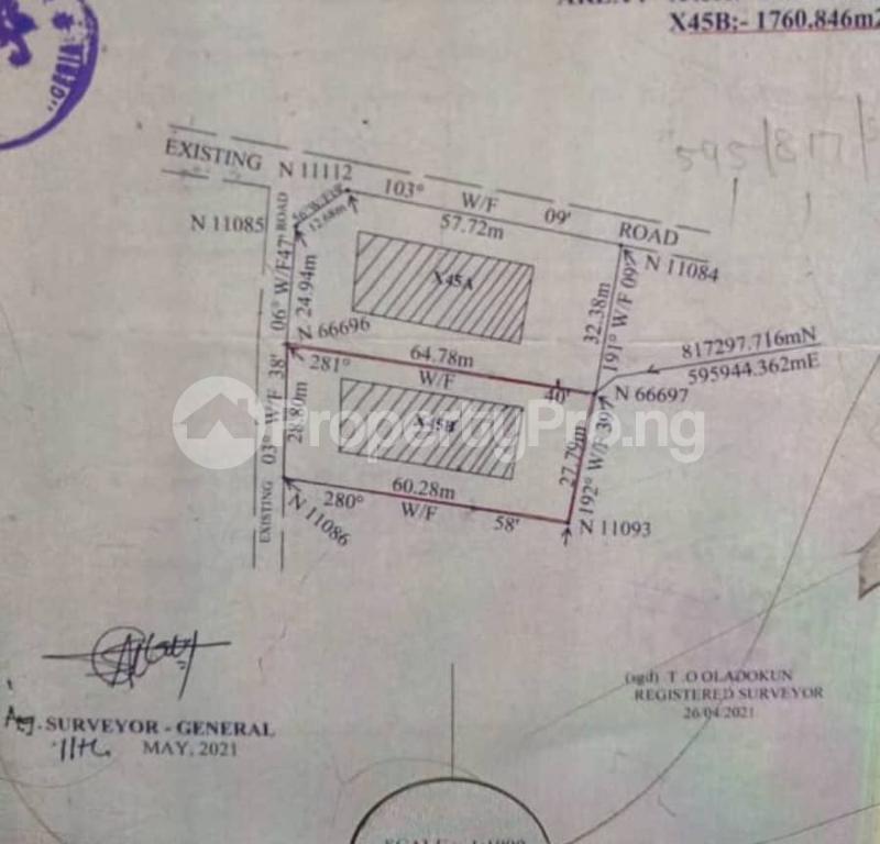 Land for sale Off Akinola Maja Jericho Ibadan Oyo