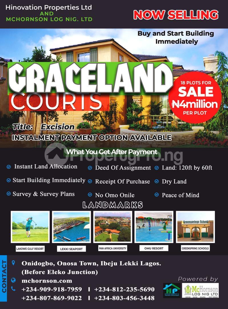 Land for sale Onosa, Ibeju Lekki Ibeju-Lekki Lagos