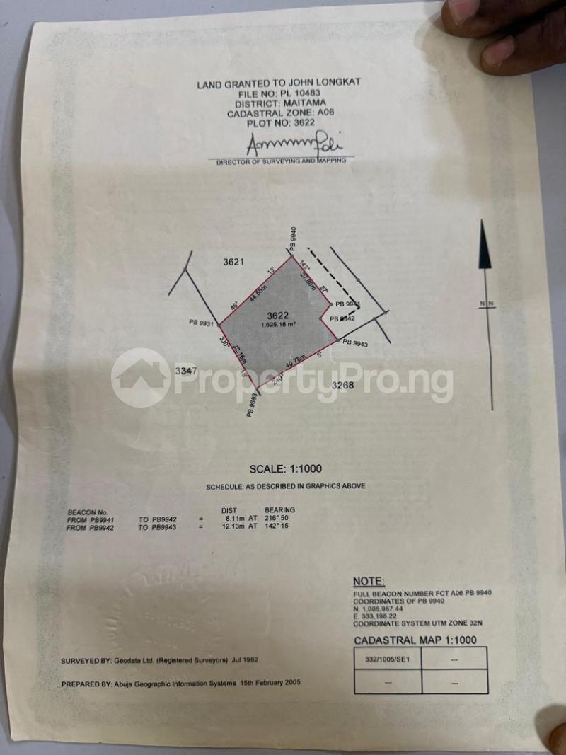 Land for sale Maitama Main Maitama Abuja