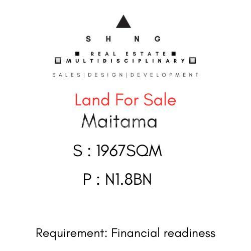 Land for sale Maitama Abuja
