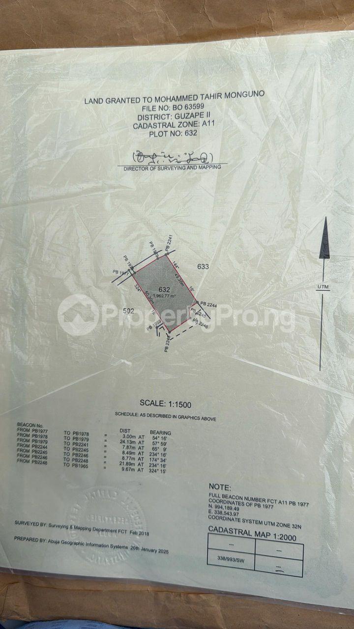 Land for sale Guzape Abuja