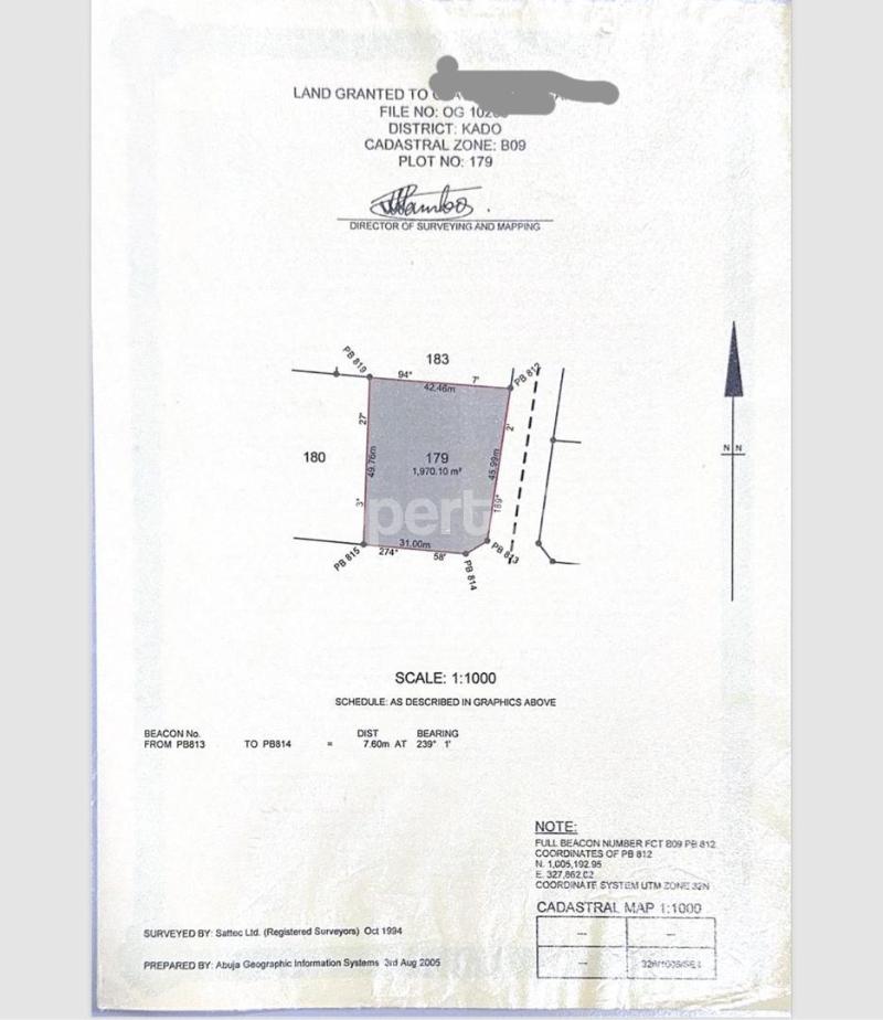 Land for sale Kado District, Jahi Abuja
