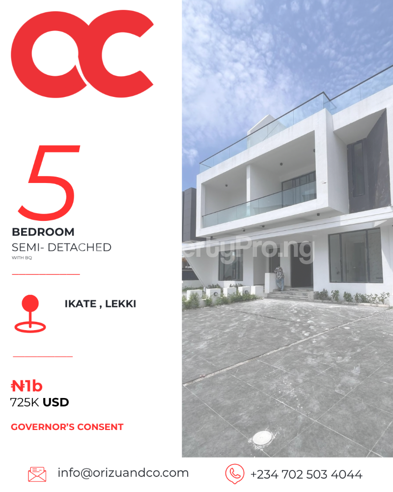 5 bedroom Flat / Apartment for sale Ikate Lekki Lagos