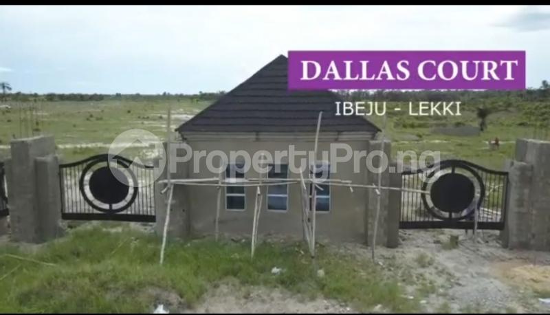 Land for sale Dallas Court, Near Lacampaigne Beach. LaCampaigne Tropicana Ibeju-Lekki Lagos - 0
