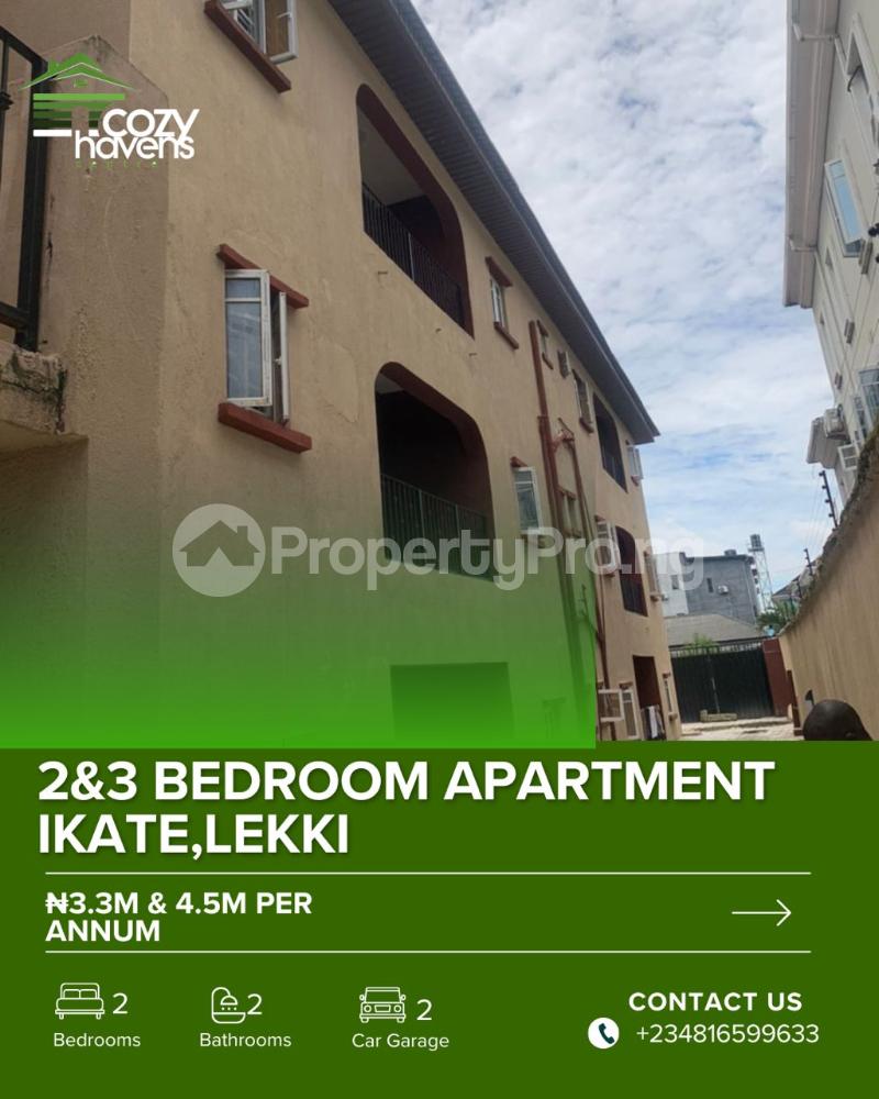 2 bedroom Flat / Apartment for rent Ikate Lekki Lagos