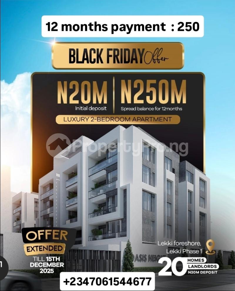 2 bedroom House for sale Oasis Heights Lekki Phase 1 Lekki Lagos - 0