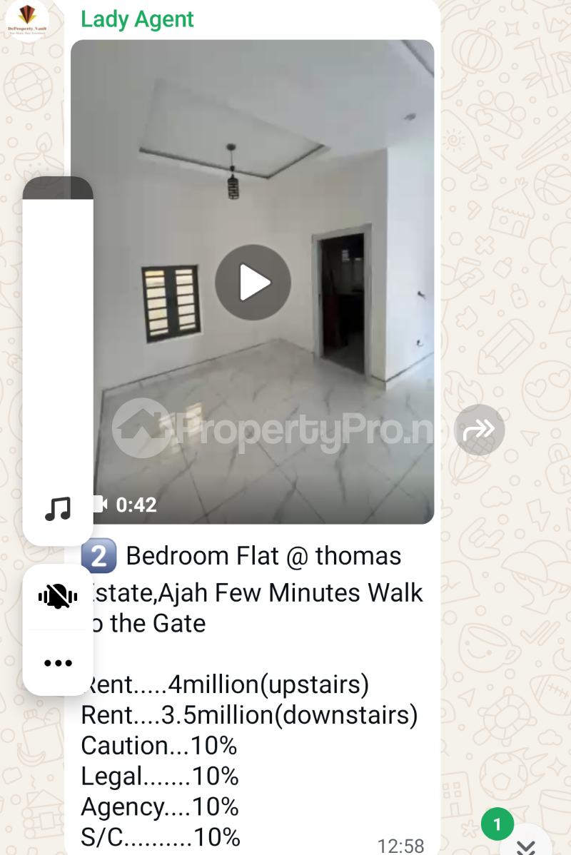 2 bedroom Flat / Apartment for rent Thomas Thomas estate Ajah Lagos