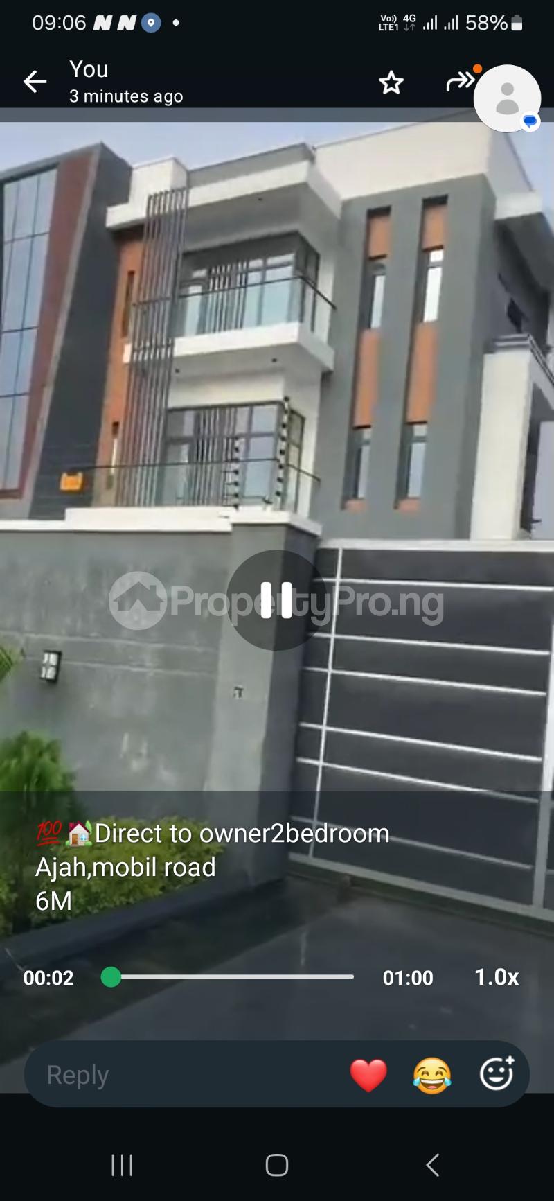 2 bedroom Flat / Apartment for rent Estate In Mobil Road Mobil Road Ajah Lagos