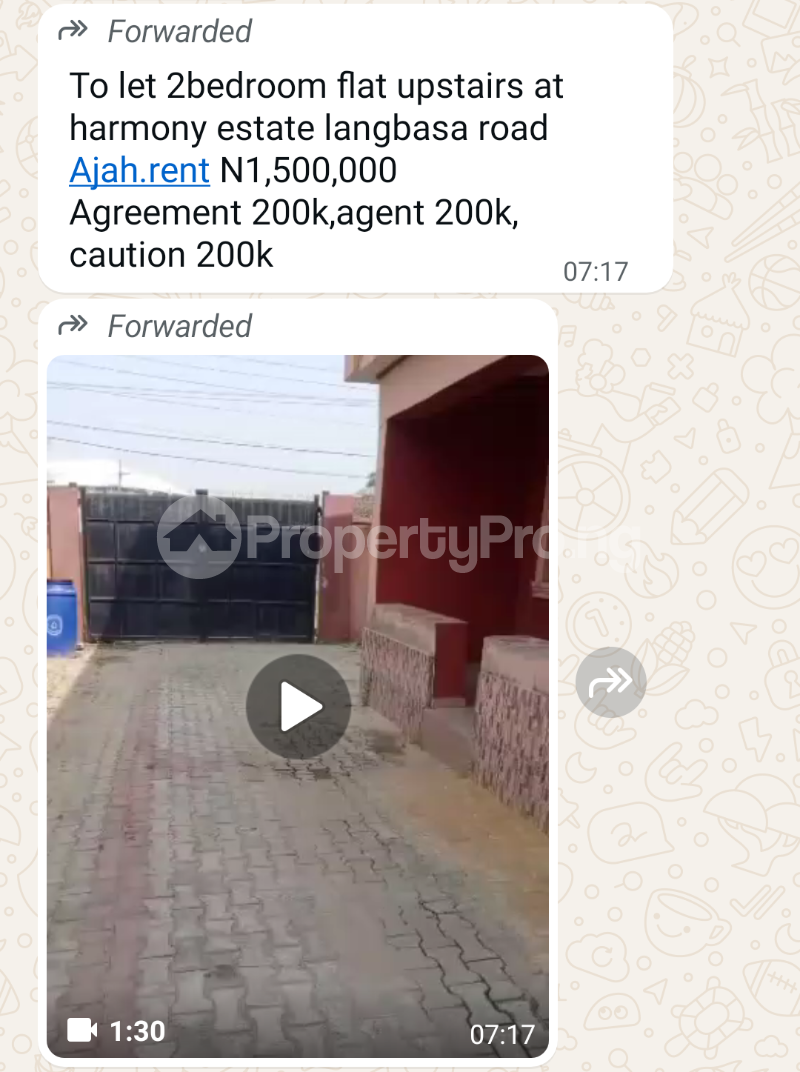 1 bedroom Flat / Apartment for rent Langbasa Ado Road Ajah Lagos