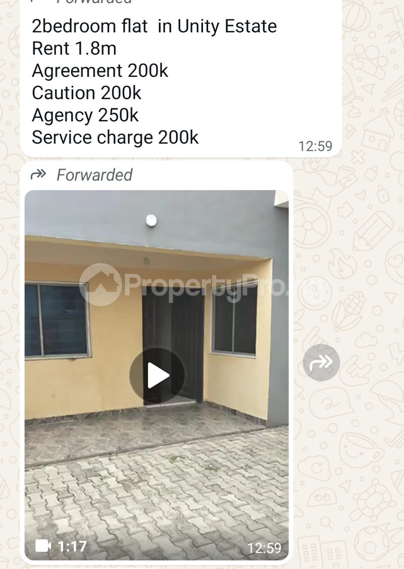 2 bedroom Flat / Apartment for rent Unity Estate Badore Badore Ajah Lagos